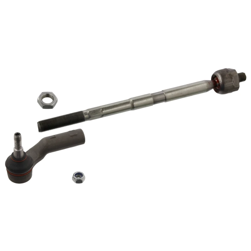 Image of FEBI BILSTEIN 37741 Tie Rod Front Axle Left, with lock nut Rod Assembly (284)