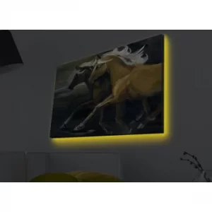 Image of 4570MDACT-042 Multicolor Decorative LED Lighted Canvas Painting