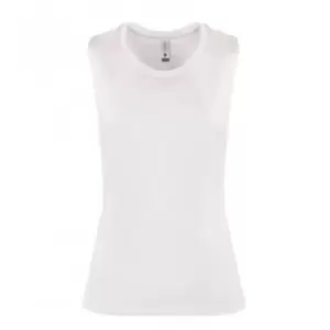 Image of Next Level Womens/Ladies Festival Sleeveless Tank Top (L) (White)
