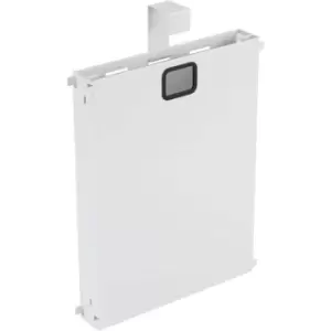 Image of Tc Bench Desk Intermediate Leg Mass Cable Riser - White