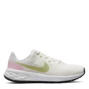 image of Nike Revolution 6 Big Kids Running Shoe - White