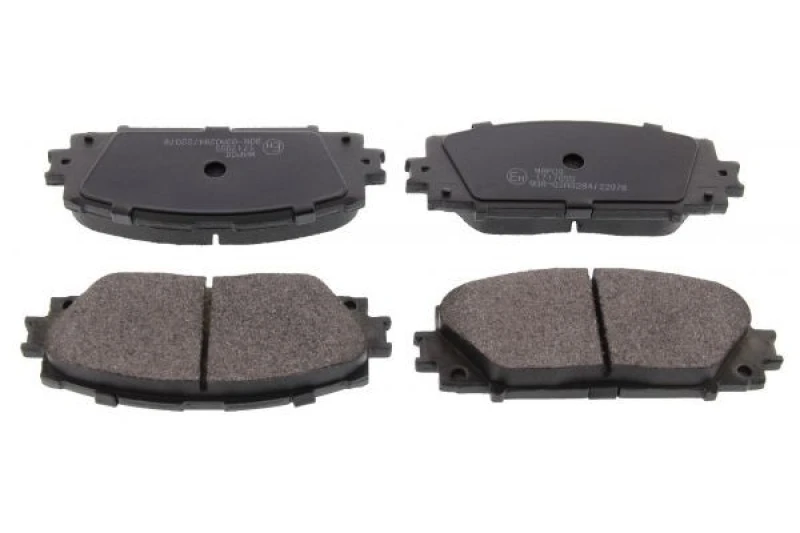Image of MAPCO 6663 Brake pad set Front Axle, not prepared for wear warning indicator, with anti-squeak plate Brake Pad Set,disc brake (402)