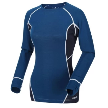 Image of Regatta Womens Beru Long Sleeved Base Layer - Blue