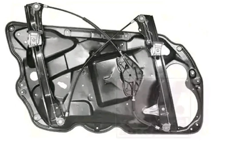Image of VAN WEZEL 5740262 Window regulator Right Front, Operating Mode: Electric, without electric motor, with bolted-on plate Window Winder (1561)