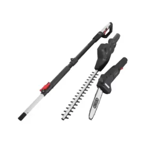 image of Scheppach TPX710 710W 2 In1 Electric Pole Saw & Hedge Trimmer