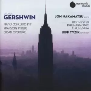 image of George Gershwin Piano Concerto in F/Rhapsody in Blue/ by George Gershwin CD Album