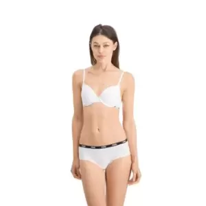 image of Puma 2 Pack Brazilian Briefs Womens - White