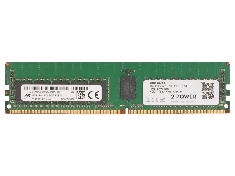 Image of 2-Power 16GB DDR4 2400MHZ ECC RDIMM Memory