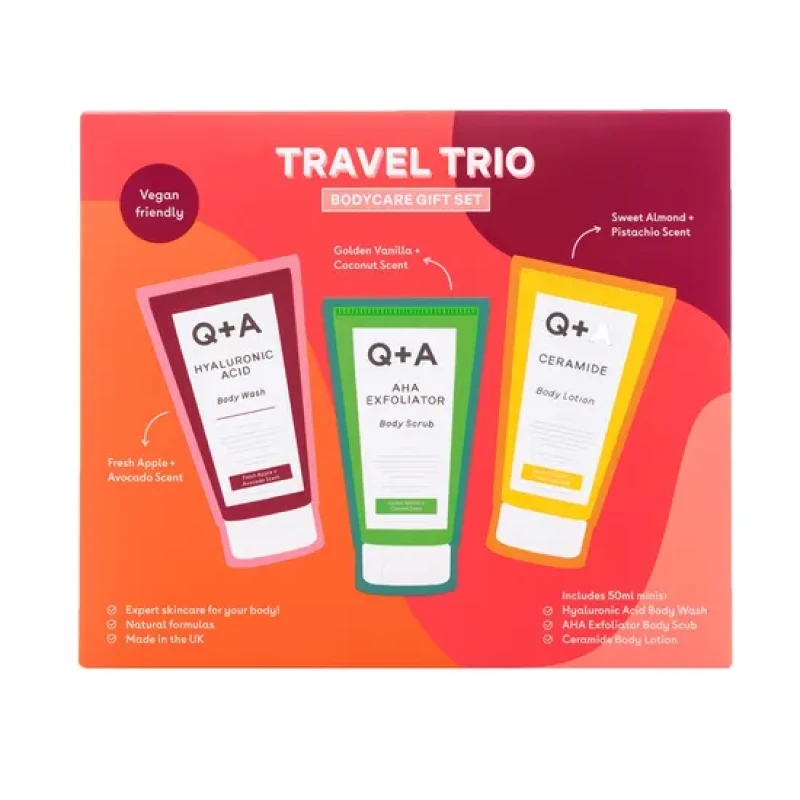 Image of Q+A Travel Trio Gift Set