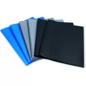 A4 Display Folder - Set of 6 Mixed Multi-Coloured - Pukkr