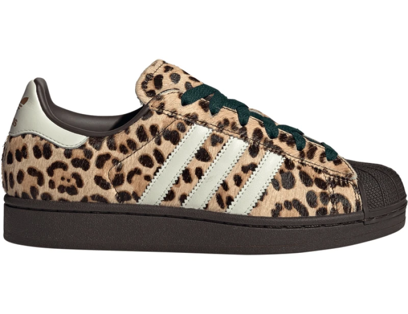 Image of adidas Originals Womens SuperStar II Superstar Low-Top Trainers Drk Brwn/Ivry female 7 (40.7)
