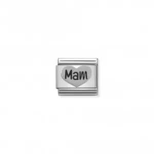 Image of Nomination Composable Classic Oxidized Mam Link 330101/15
