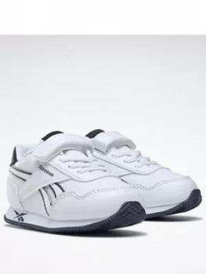 Image of Reebok Royal Classic Jogger 3 Shoes, White/Navy, Size 4.5