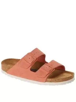 Image of Birkenstock Arizona Flat Sandals, Earth Red, Size 6, Women