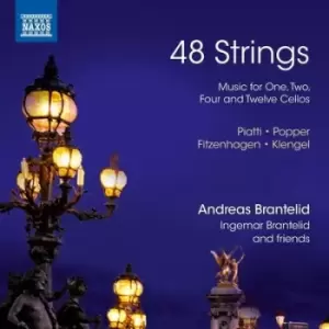 image of Piatti/Popper/Fitzenhagen/Klengel 48 Strings Music for One Two Four and Twelve Cellos by Alfredo Piatti CD Album