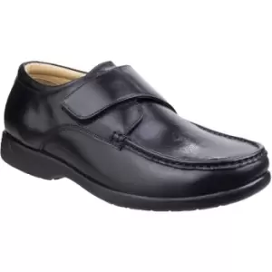 Image of Fleet & Foster Mens Fred Dual Fit Touch Fastening Moccasin Shoes UK Size 11 (EU 45, US 11.5)