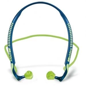 Image of Moldex 6700 Jazz Band 2 Banded Earplugs BlueGreen Ref M6700 Pack of 8