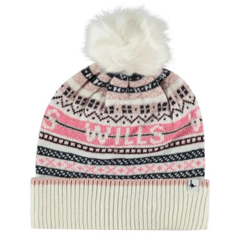Image of Jack Wills Adderbury Fair Isle Beanie - Pink