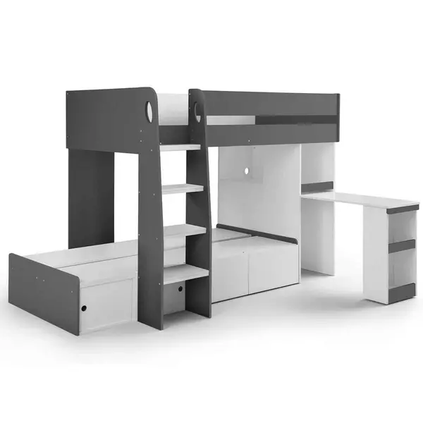 Julian Bowen Eclipse Bunk - Charcoal &#38; White ECL103