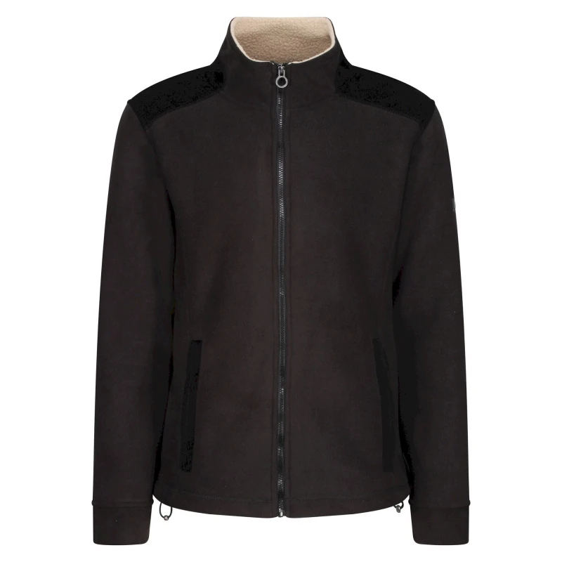 Image of Regatta Professional Mens Full Zip Fleece Jacket in Black Size: Small Black Male S