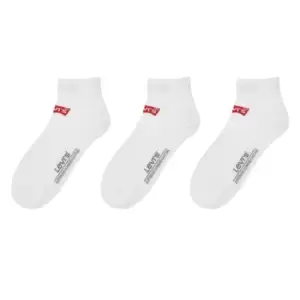 image of Levis Levis 3 Pack quarter Crew Socks - White