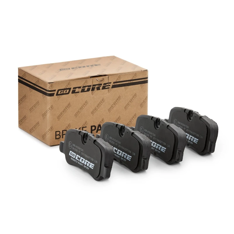 Image of goCORE GCD020372 Brake pad set prepared for wear warning indicator Brake Pad Set,disc brake (402)