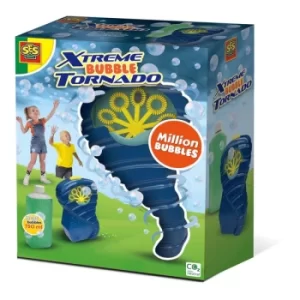 Image of SES CREATIVE Childrens Xtreme Bubble Tornado Bubble Machine with Mega Bubbles Solution, 750ml Unisex, Five Years and...