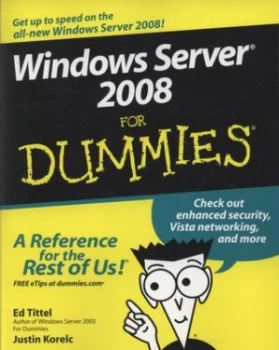 Image of Windows Server 2008 for Dummies by Ed Tittel Book