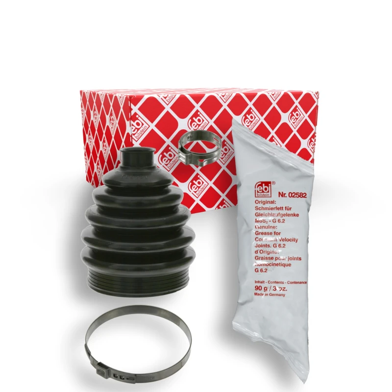 Image of FEBI BILSTEIN 01438 CV Boot Wheel Side, Thermoplast Thermoplast Bellow,drive shaft (194)