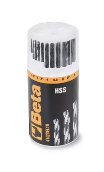 Image of Beta Tools 410/SEL 19pc HSS Twist Drill Set 004100418