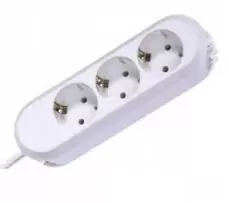 Image of Bachmann SMART 3x Schuko 3m power extension 3 AC outlet(s) White