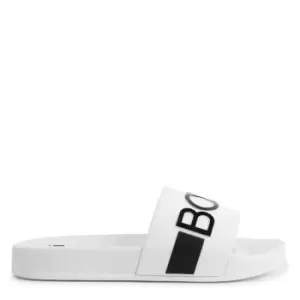 Image of Boss Logo Sliders Juniors - White