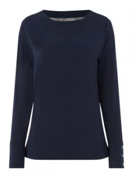 Image of Barbour Stromness Long Sleeve Top Blue