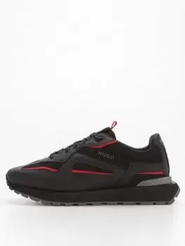 Image of Hugo Cubite_Runn Black Trainers