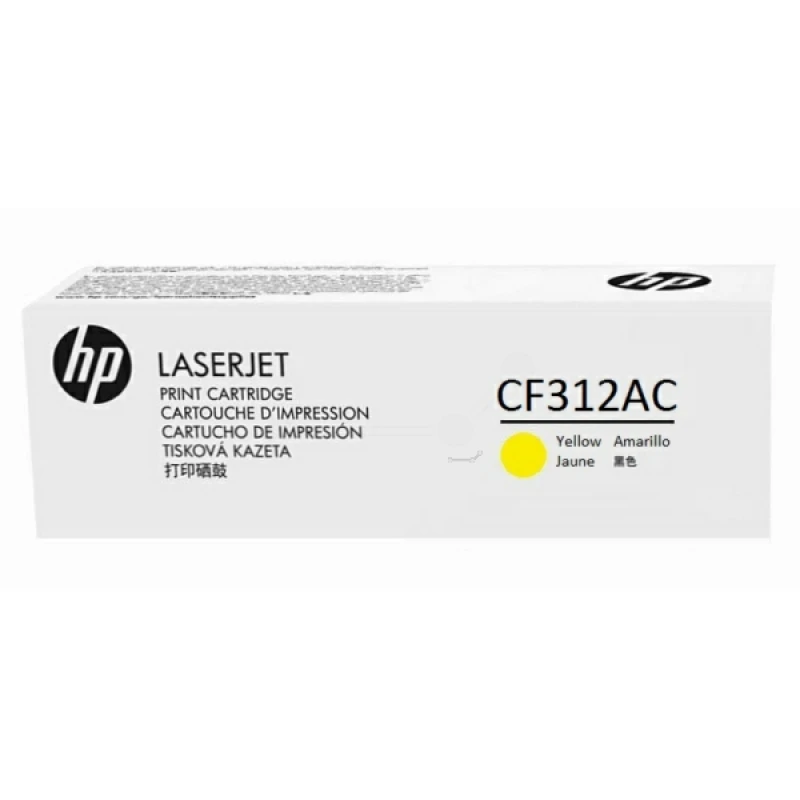 Image of HP CF312AC/826A Toner yellow Contract. 31.5K pages/5% for HP Color Las
