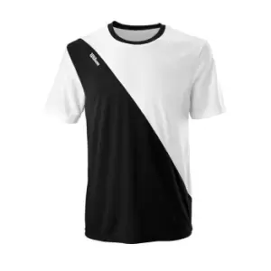 Image of Wilson Team Crew T Shirt Mens - Black