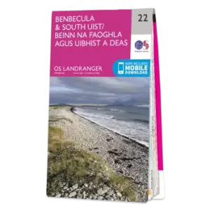 Image of Map of Benbecula & South Uist