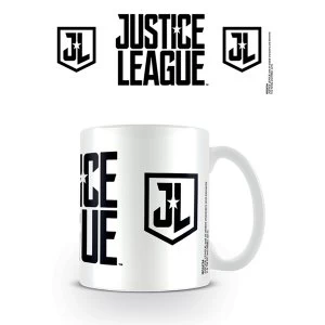 image of Justice League Movie - Logo Stencil Mug