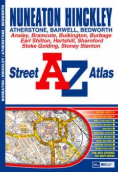 Image of Nuneaton and Hinckley Street A-Z Atlas Paperback