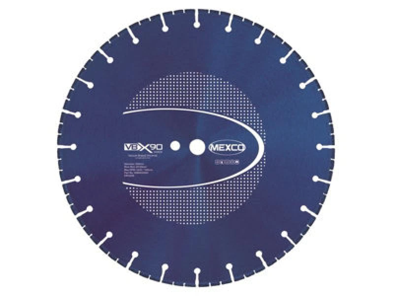 Image of Mexco Vbx9035020 Vbx90 Grade Universal Diamond Blade 350 X 20mm Mexvbx90350