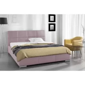 Image of Simplier Bed King Plush Velvet Pink