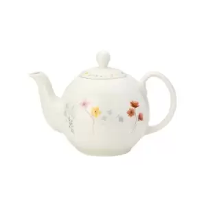 image of English Tableware Company Pressed Flowers 6 Cup Teapot