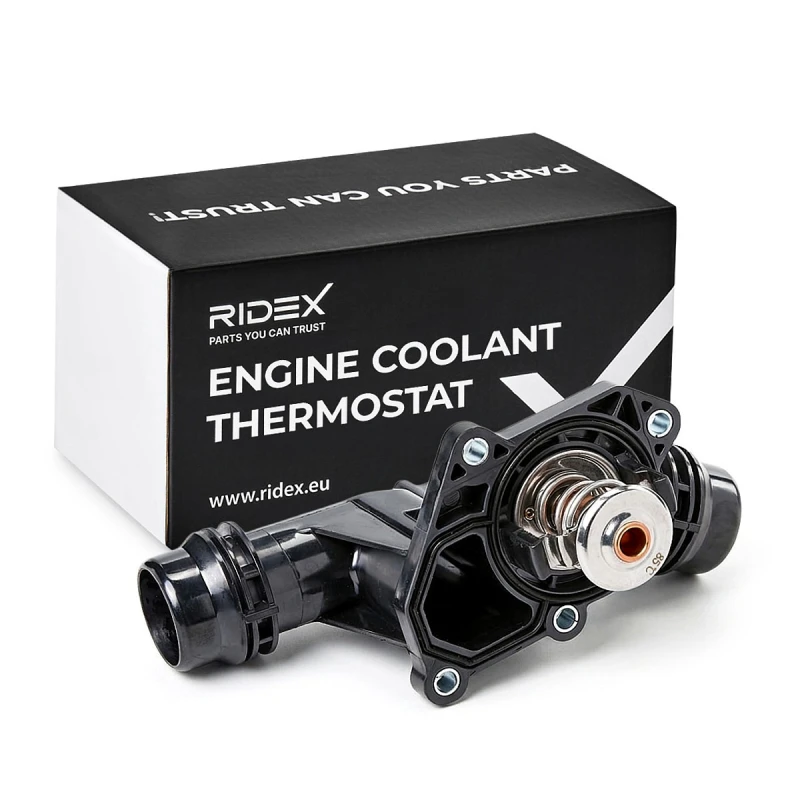 Image of RIDEX 316T0042 Engine thermostat Opening Temperature: 85°C, with gasket/seal, с корпусом Plastic Thermostat,coolant (316)