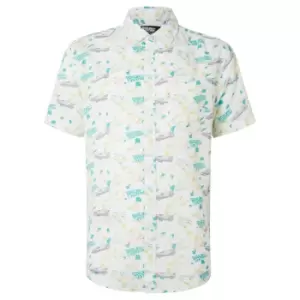 Image of Limited Edition Back to the Future Ditsy Print Shirt - Zavvi Exclusive - XXL