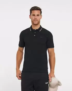 image of BOSS Black Regular Fit Tipped Polo