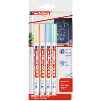Image of Edding - Chalk Marker 4pcs Multicolour 4085