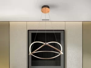 Image of Ocellis Integrated LED Pendant Light, Rose Gold