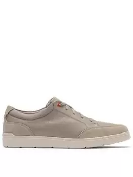 image of Rockport Tm Court Blucher Trainer, Light Grey, Size 11, Men