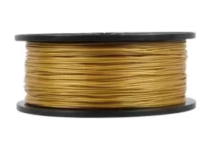 image of Premium 3D Printer Filament PLA-spool 1 kg/spool - Gold 1.75mm 1 kg