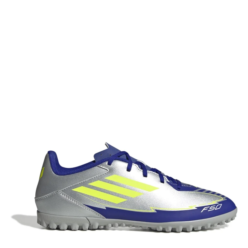 Image of adidas F50 Adults Club Astro Turf Football Boots - Silver Silver 12